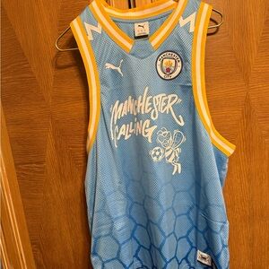 Puma Manchester City Sky Blue Jersey + Shorts
